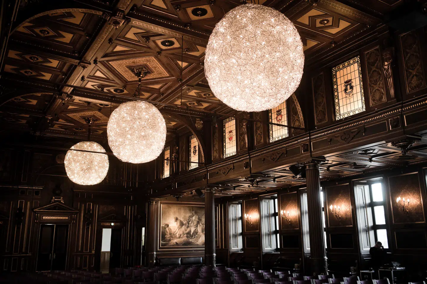 Myndighederne fortæller, at hele Børssalen er væk.