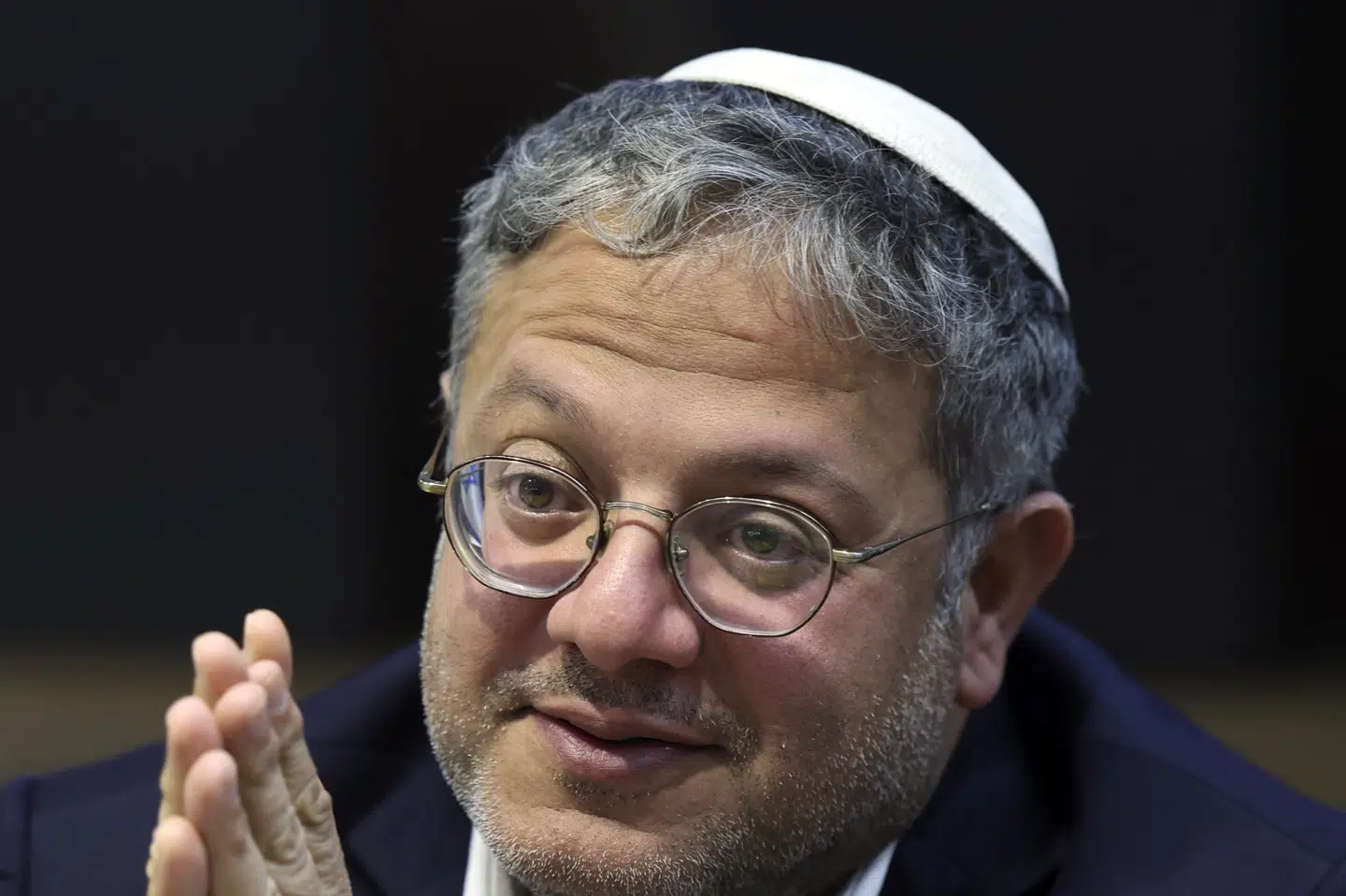 Israels nationale sikkerhedsminister, Itamar Ben-Gvir, ses her under kabinetsmøde i Tel Aviv i december.