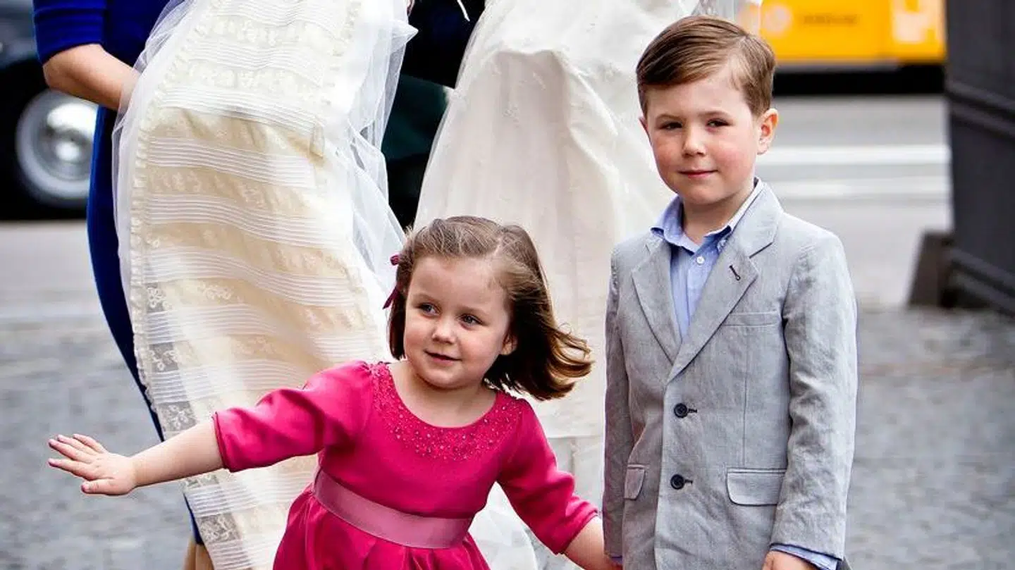 Prinsesse Isabella ved prins Vincent og prinsesse Josephines barnedåb.
