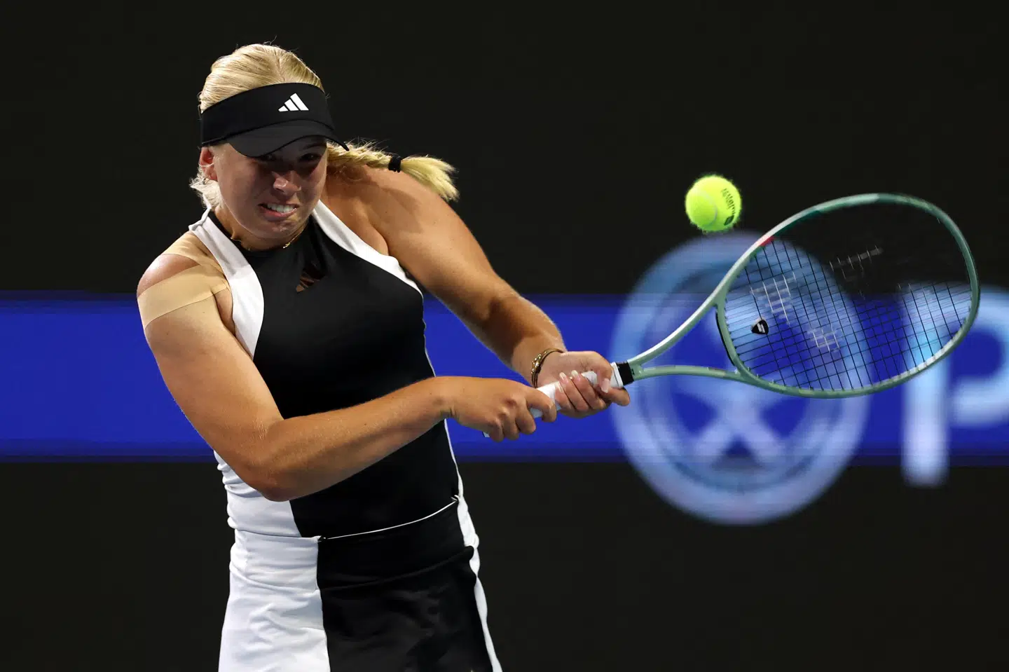 Clara Tauson nåede slet ikke at entrere banen i udkanten af Lissabon lørdag, før hun var klar til søndagens finale. Hendes modstander i semifinalen trak sig således forud for opgøret. (Arkivfoto).