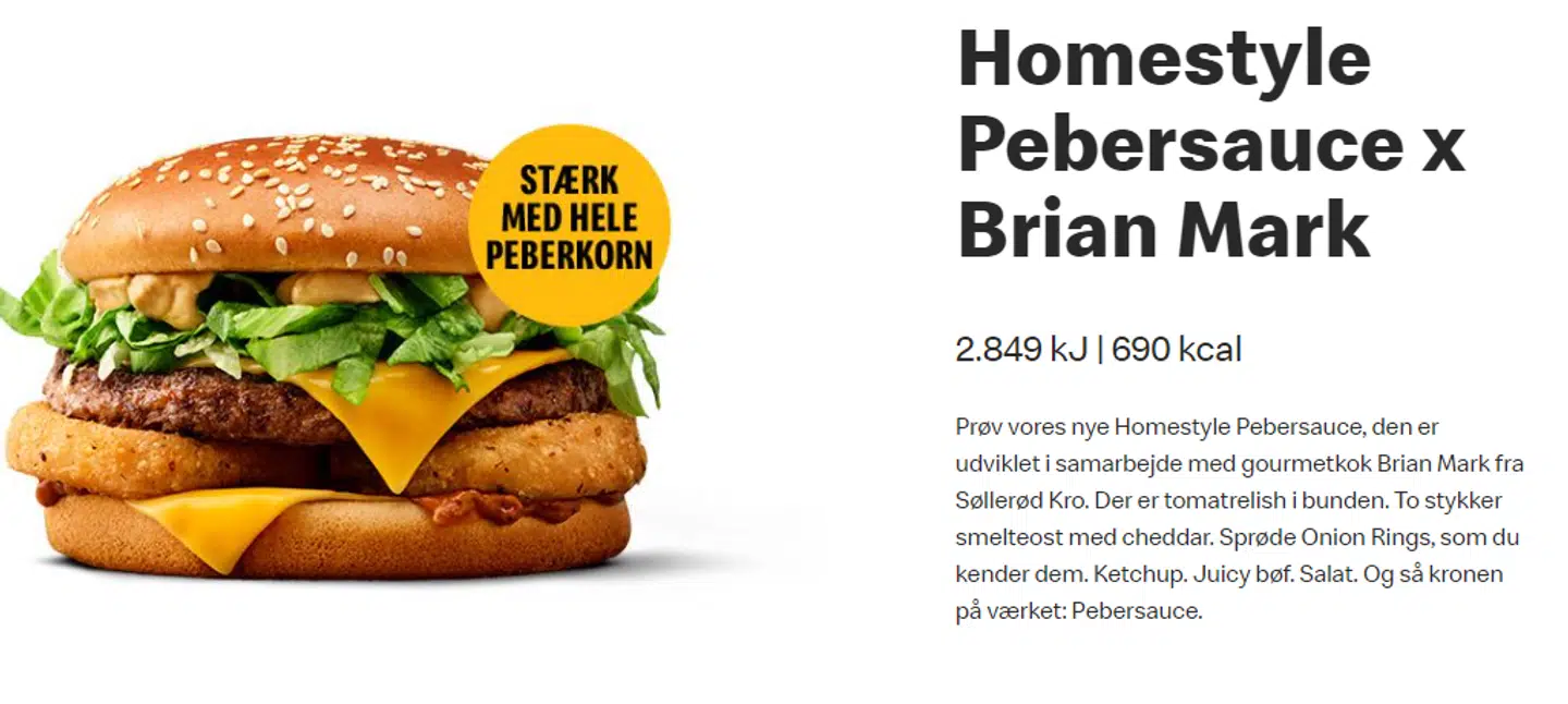Peberburgeren er for stærk. Nu skal den justeres.