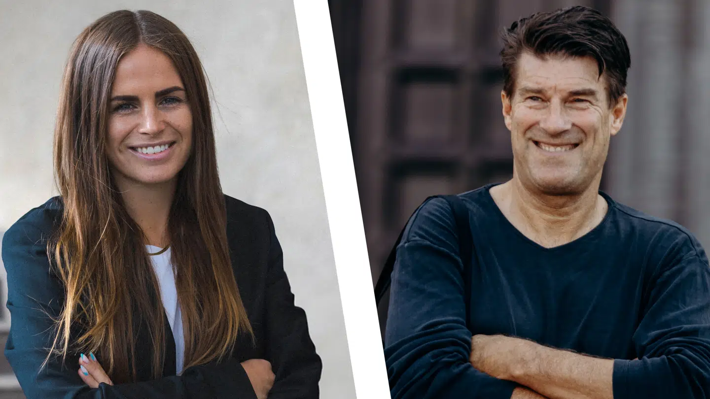 Sasha Denham og Michael Laudrup.