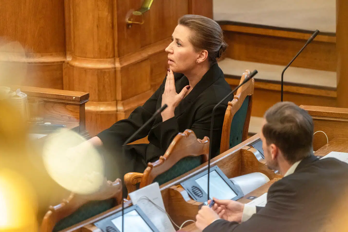 Statsminister Mette Frederiksen (S) deltager i dag i udvidet spørgetime i Folketingssalen.