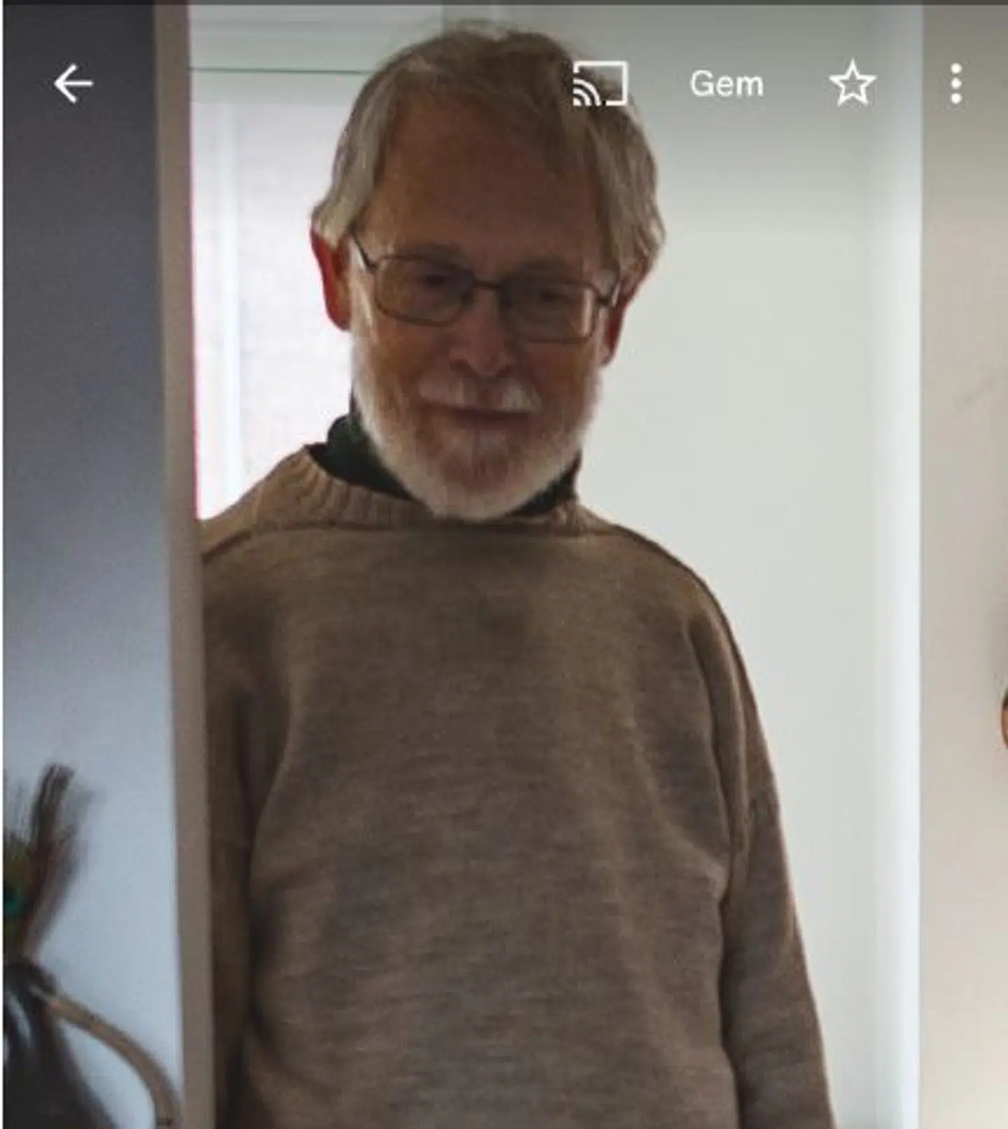 Her ses et billede af den savnede mand Benjamin.