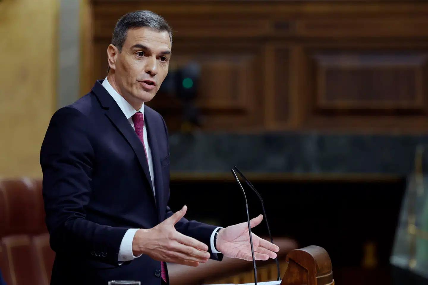 Spaniens premierminister, Pedro Sánchez, har ligesom ni andre europæiske lande gjort anerkendelsen af Palæstina som stat til en politisk topprioritet. Arkivfoto: Mariscal, Scanpix