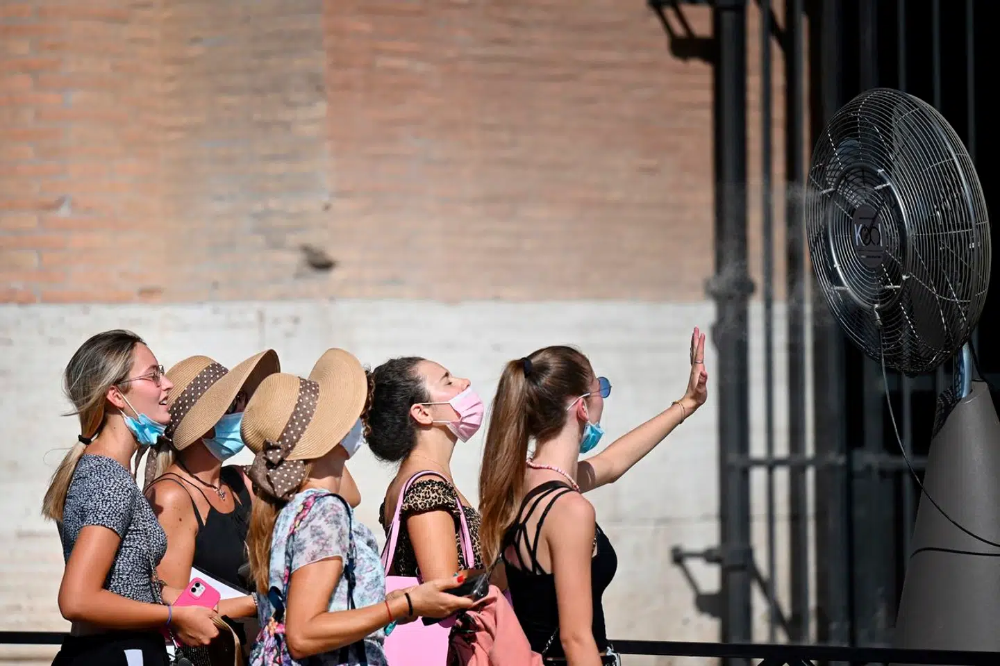 Nedkøling i Rom hen over sommeren 2023.