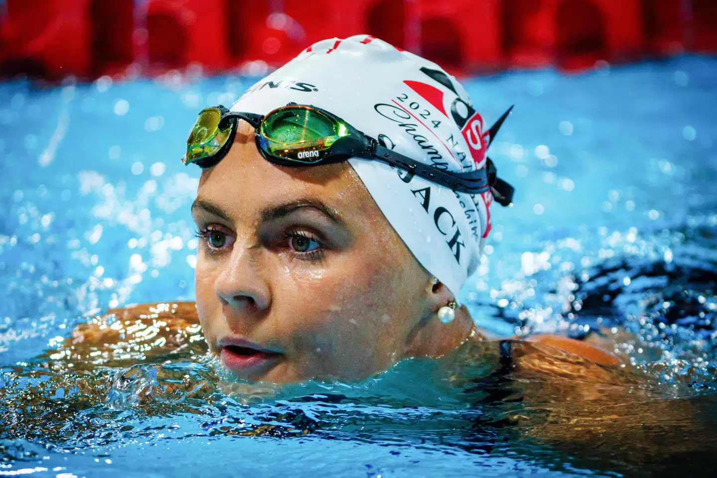 Den australske svømmer Shayna Jack blev udelukket fra OL i Tokyo for tre år siden på grund af doping. Men senere fik hun nedsat sin straf. I Australien undrer man sig over, at 23 kinesiske svømmere slap uden nogen former for straf, da de i 2021 afleverede positive dopingprøver. (Arkivfoto).