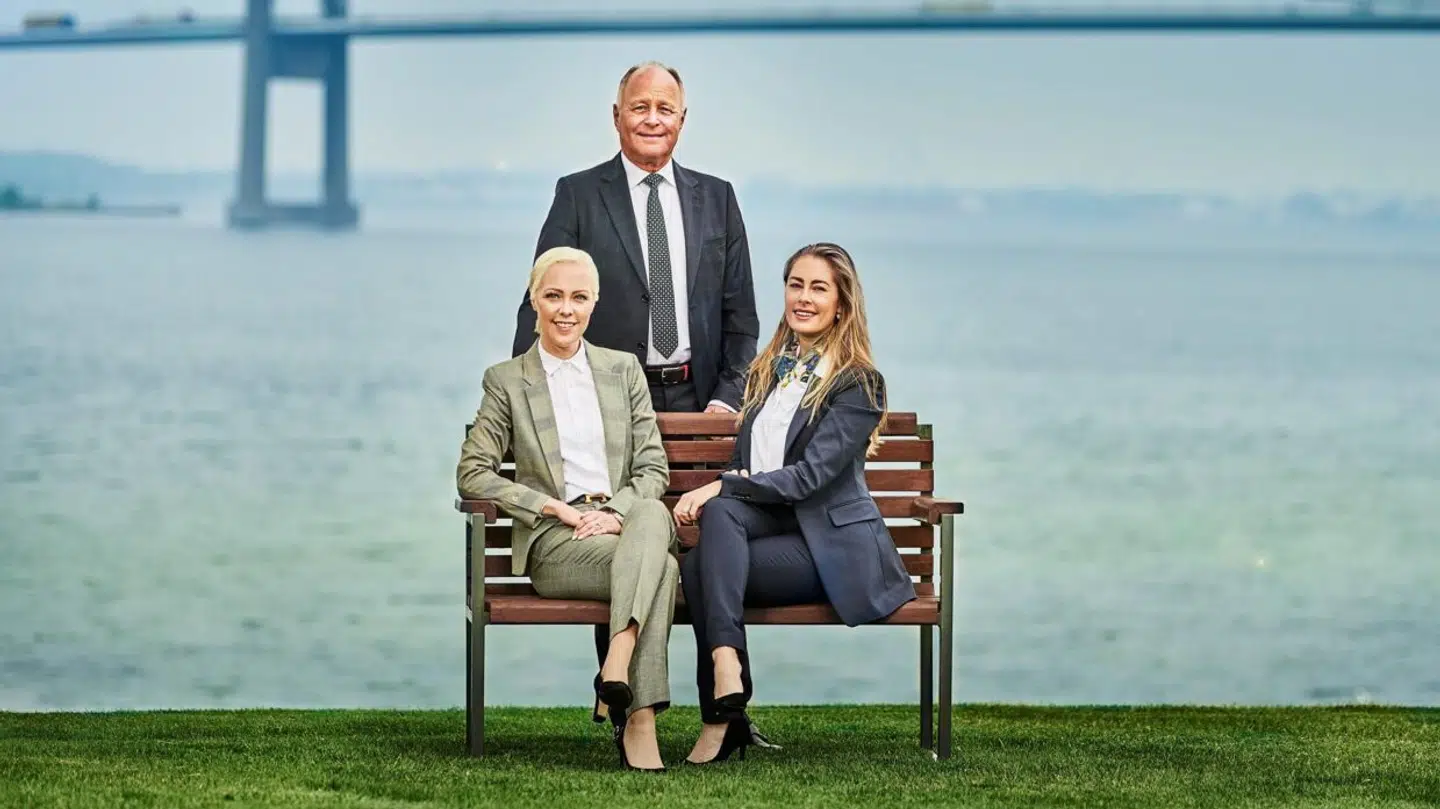 Nina Østergaard Borris (nederst tv.) har investeret millioner i nyt firma.