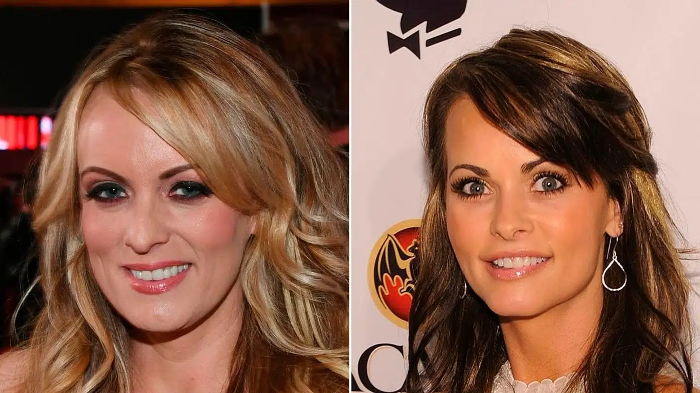 Stormy Daniels og Karen McDougal er de to kvinder, som ifølge anklagemyndigheden modtog tys tys-penge.