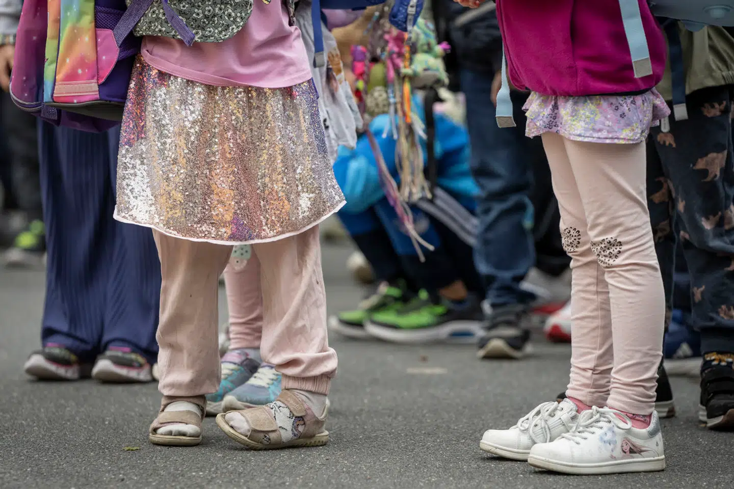 Skolestart på Søndersøskolen i Værløse, torsdag den 10. august 2023.