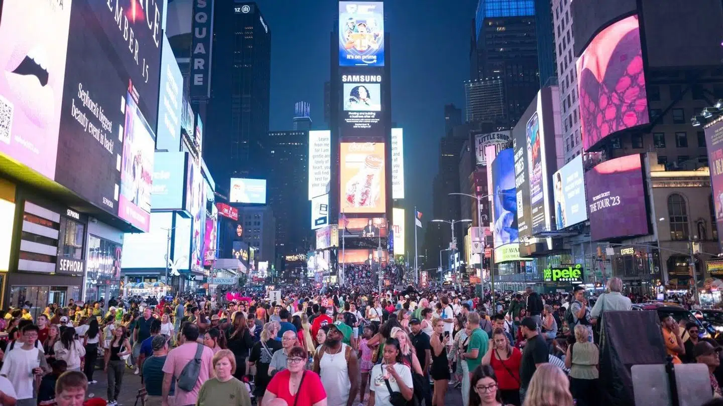 Times Square er en af de store attraktioner i New York.