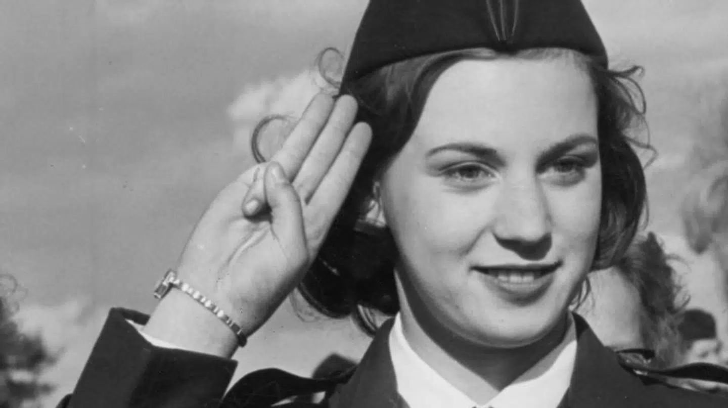 Prinsesse Benedikte som spejder i 1962.