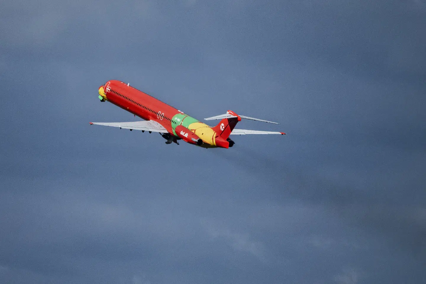 Flyruten mellem Rønne og København giver et årligt underskud på 18 millioner kroner. (Arkivfoto).