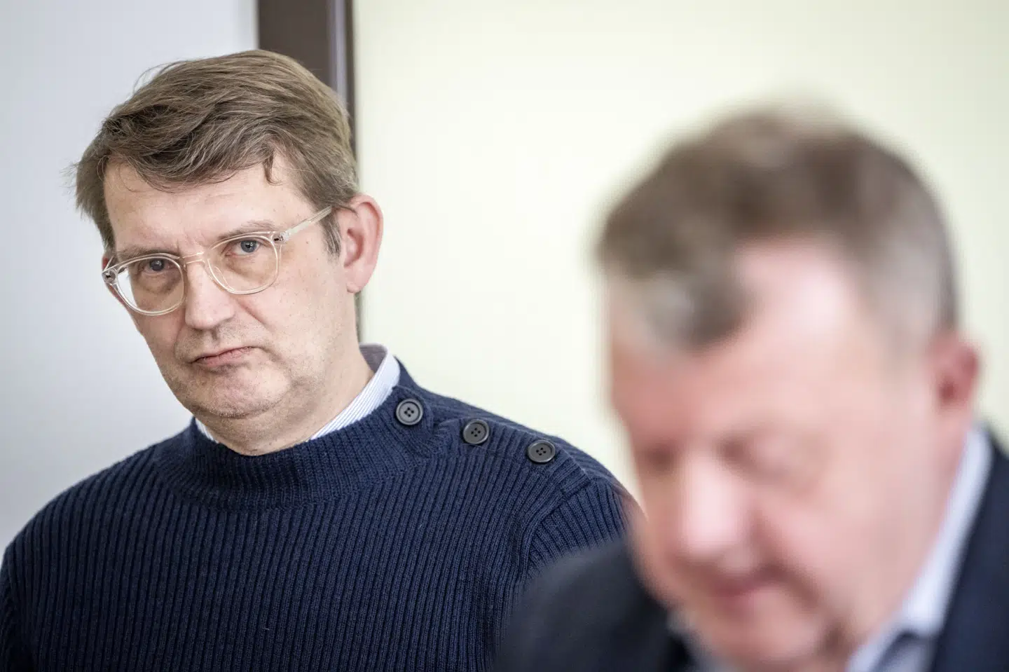 Forsvarsminister Troels Lund Poulsen (V) må konstatere, at Venstre klarer sig sløjt i målingerne i øjeblikket. Her ses V-formanden i Ukraine i weekenden.