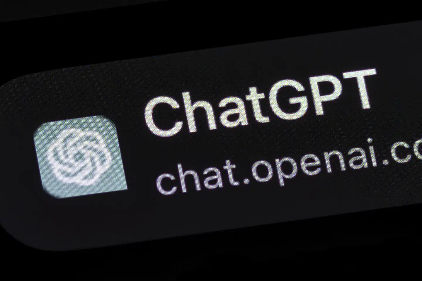 ILLUSTRATION - 28 April 2024, Baden-W'rttemberg, Rottweil: The ChatGPT logo of the US company OpenAI can be seen on the screen of a smartphone. Photo by: Silas Stein/picture-alliance/dpa/AP Images