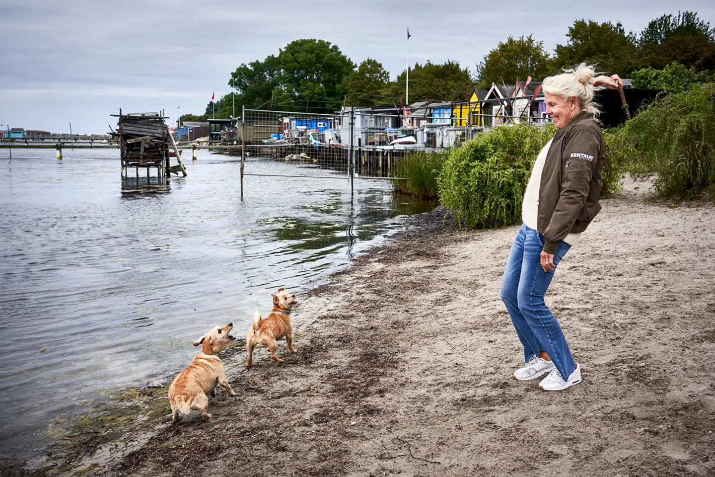 Fordelen ved en stor og praktisk bil er, at man kan smide hundene bagi og drøne ud i naturen.