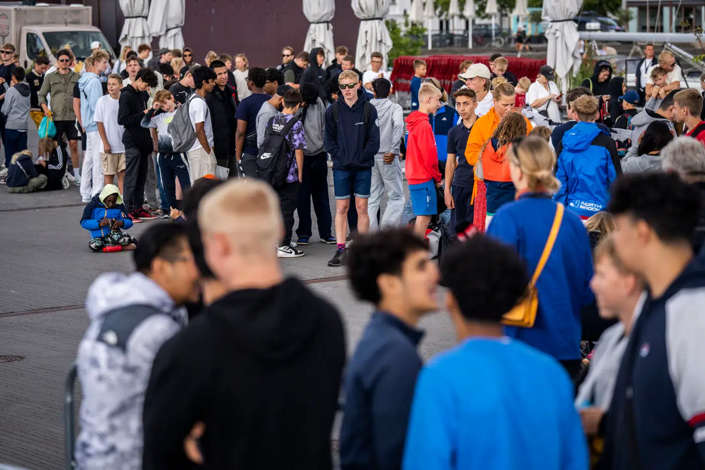 Ligesom foran butikkerne var der lange køer i København, da Prime-bagmændene Logan Paul og KSI, i juni sidste år besøgte Danmark.