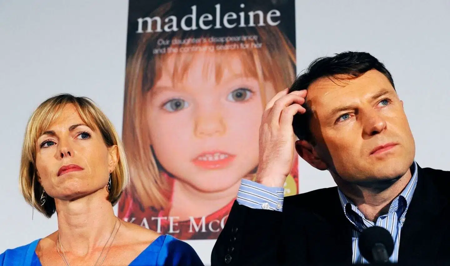 Arkivfoto af Madeleines forældre, Kate og Gerry McCann.