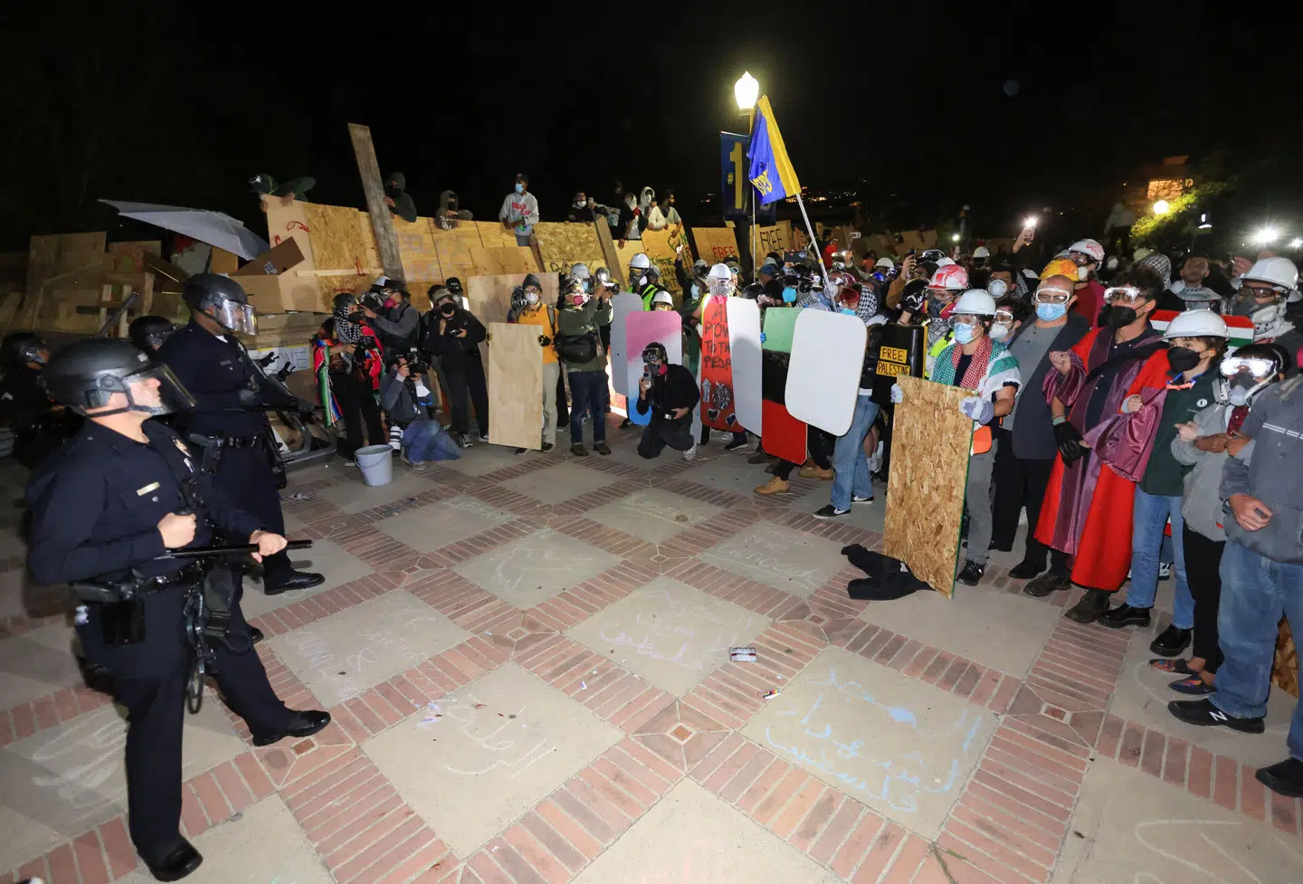 Protester på UCLA i Los Angeles. Foto: David Swanson, Scanpix