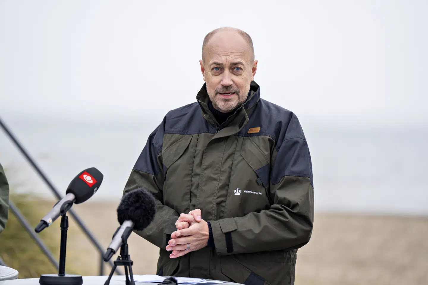 De 150 millioner kroner til kystbeskyttelse er en forlængelse af kystpuljen, der er blevet uddelt siden 2020. Forlængelsen er del af regeringens Klimatilpasningsplan 1, som miljøminister Magnus Heunicke (S) præsenterede i oktober 2023. (Arkivfoto)