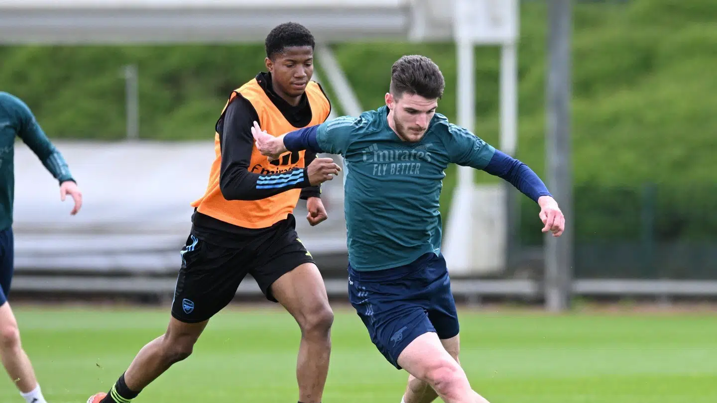 Chido Obi trænede blandt andet med Arsenals førstehold inden Champions League-braget mod Bayern München.