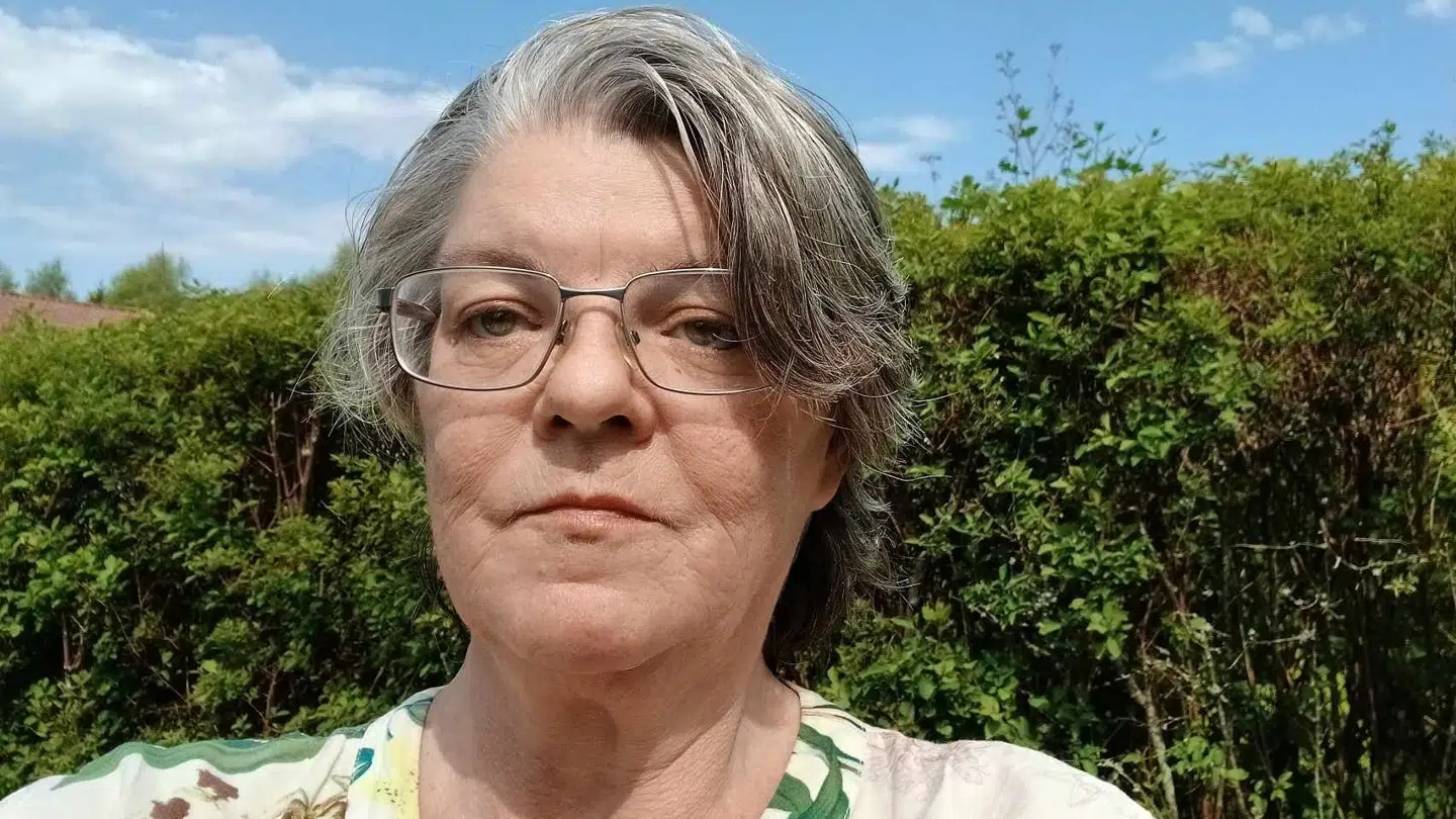 Rie Jensen bliver fredag genhuset efter fund af asbest i Smedeparken i Sorø. Foto: Privat