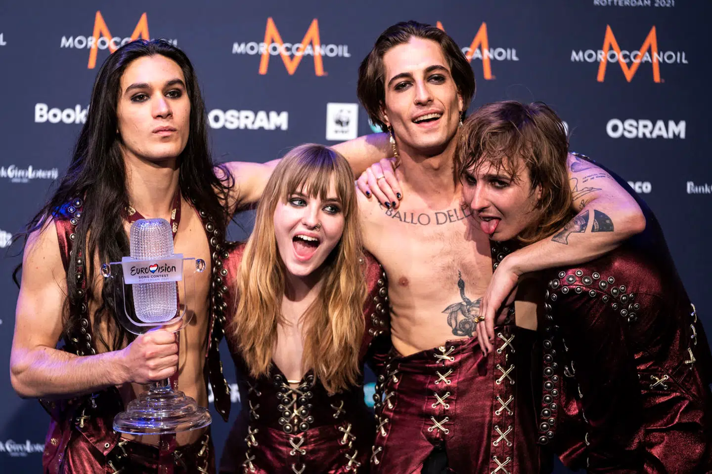 Måneskin vandt Eurovision i 2021.