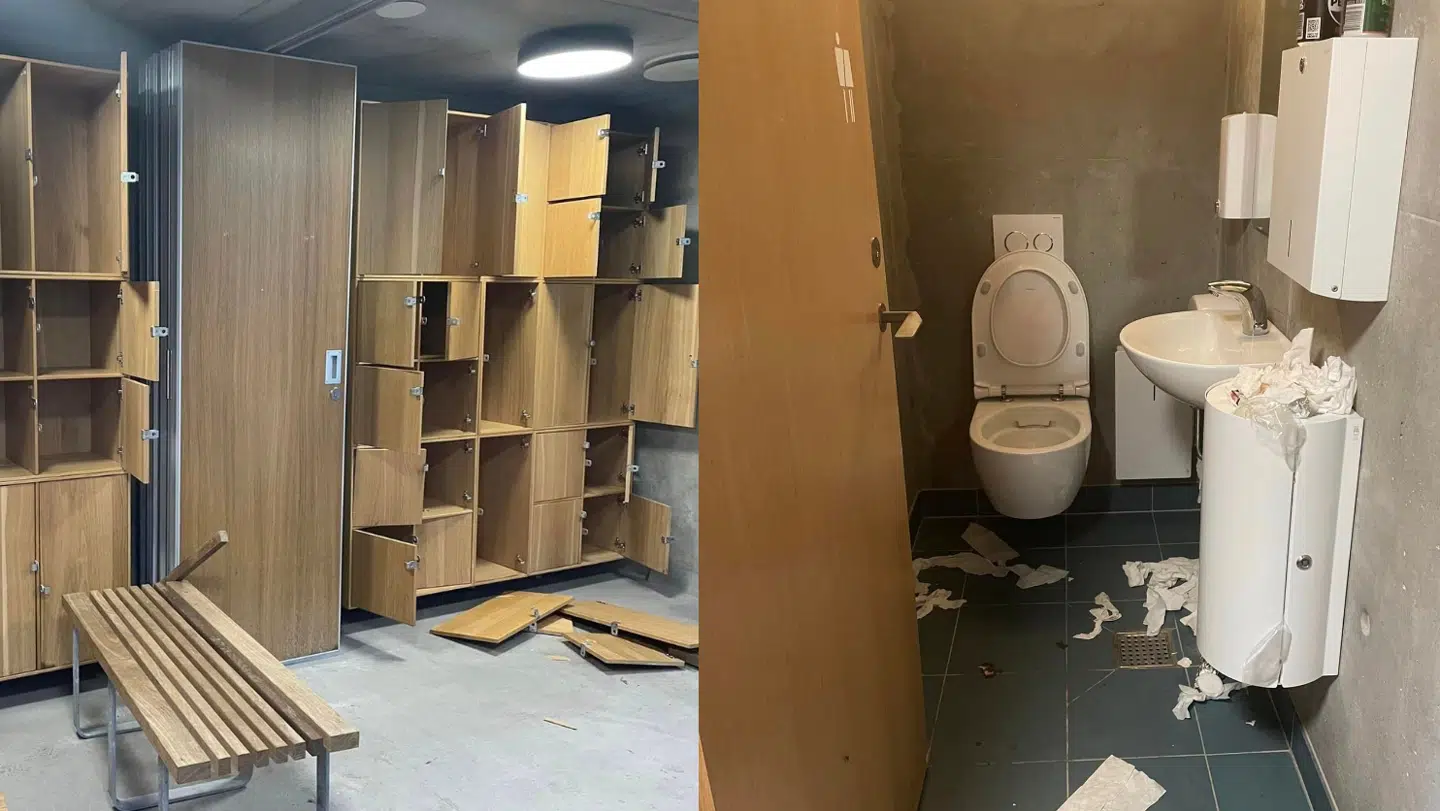 Sådan så det ud, da Jens Ibsen mødte op ved Søbadet lørdag morgen.