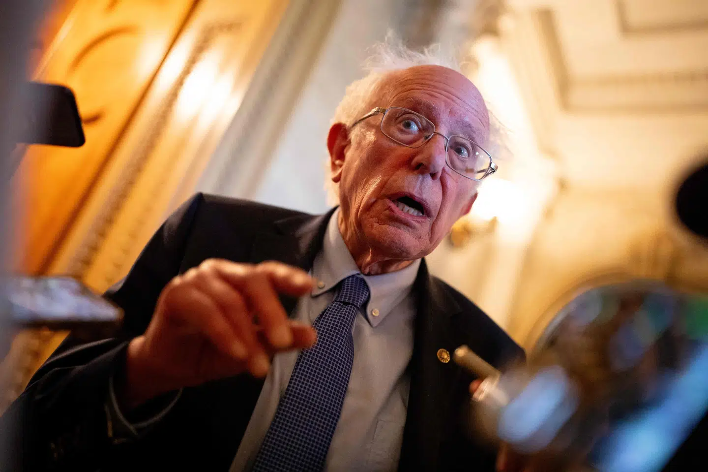 Bernie Sanders, der er uafhængig senator, genopstiller ved valget i november. Bliver han valgt, vil han være 89, når den kommende valgperiode slutter. (Arkivfoto).