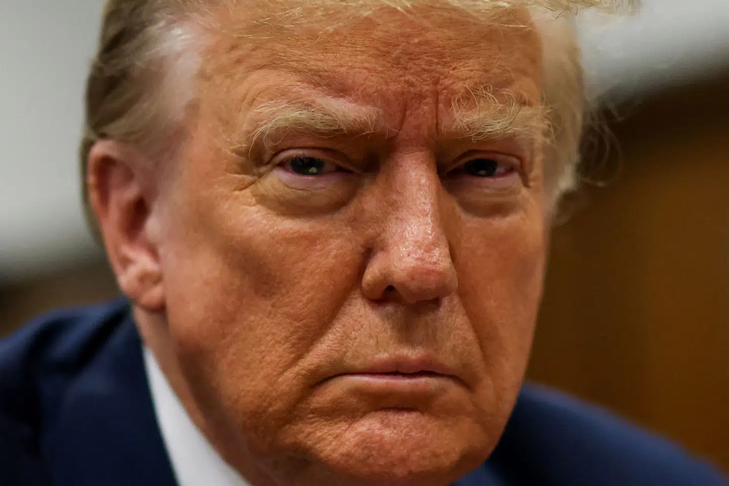 Donald Trump møder jævnligt i retten i forbindelse med en igangværende straffesag.