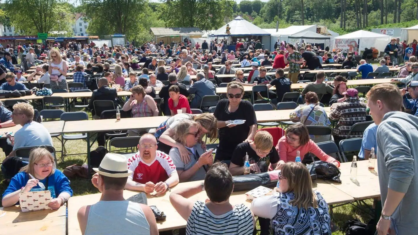 Sølund Musik-Festival har eksisteret siden 1986. Her ses et oversigtsbillede af deltagere fra 2015.