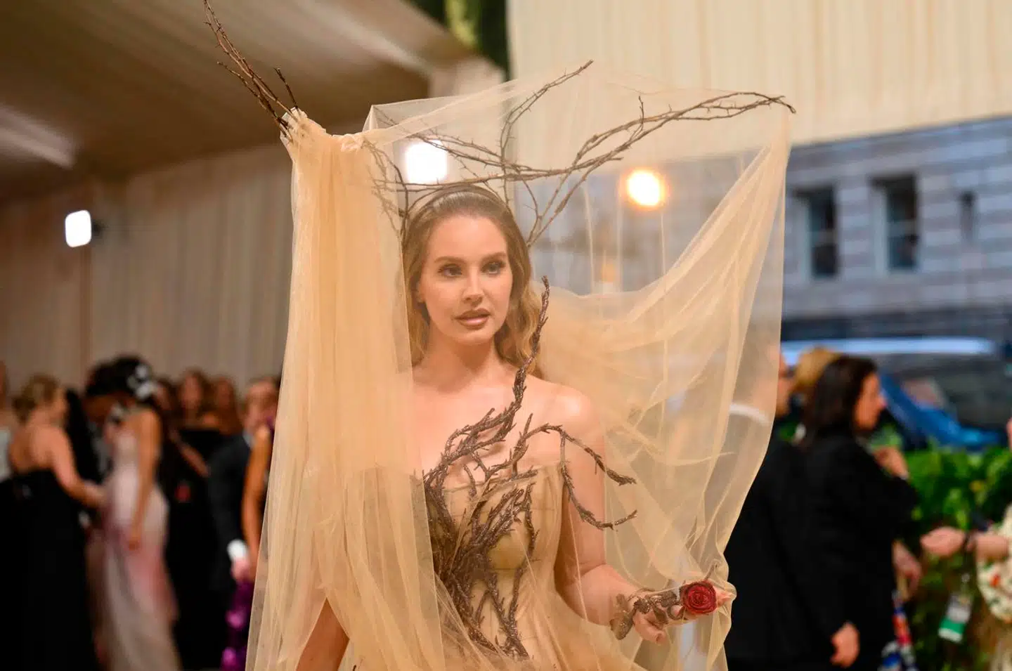 Lana Del Rey ved Met Gala. Foto: Angela Weiss, AFP
