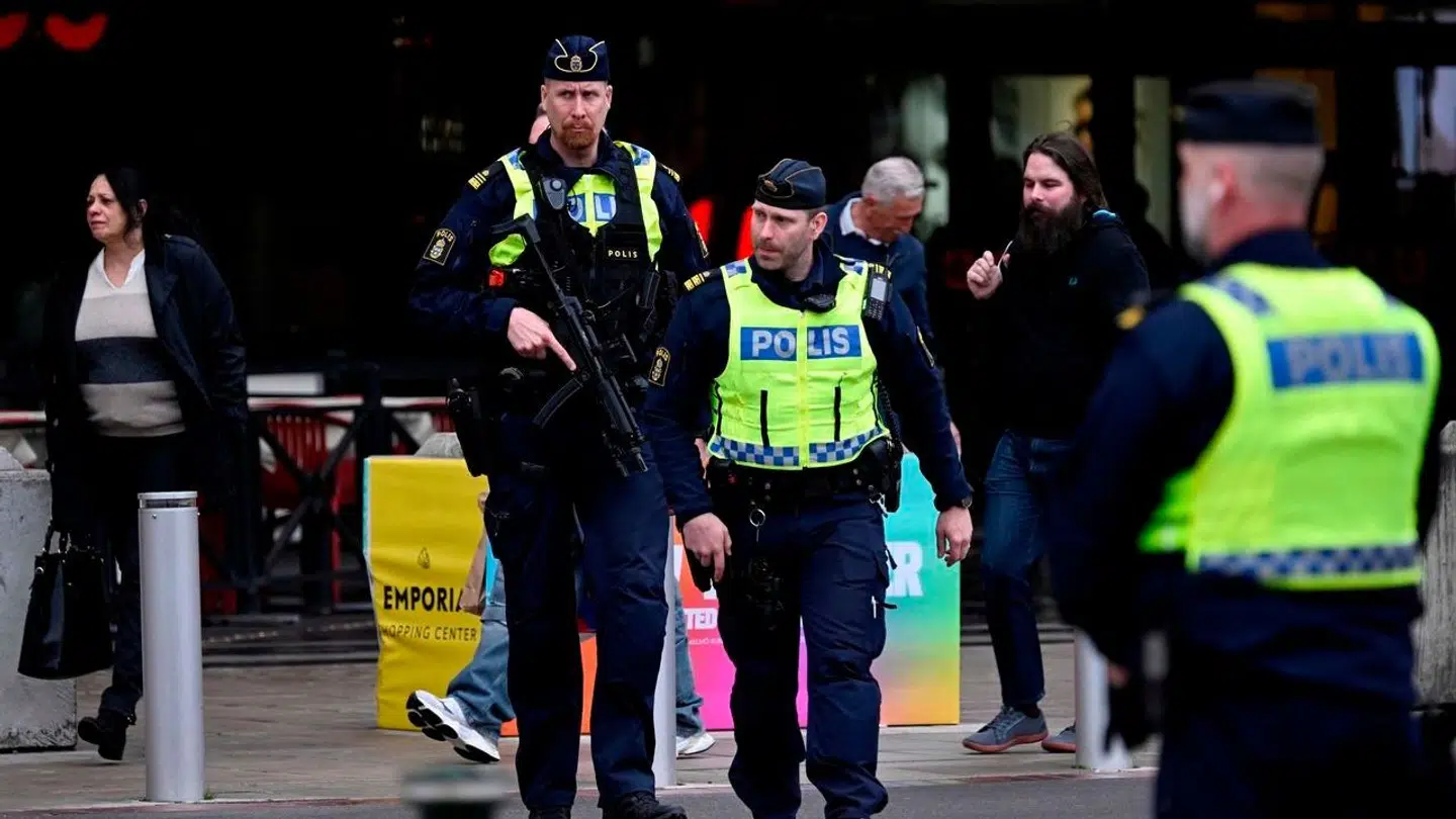 Tungt bevæbnet politi er blevet et normalt syn i de Malmøske gader i forbindelse med årets Eurovision.