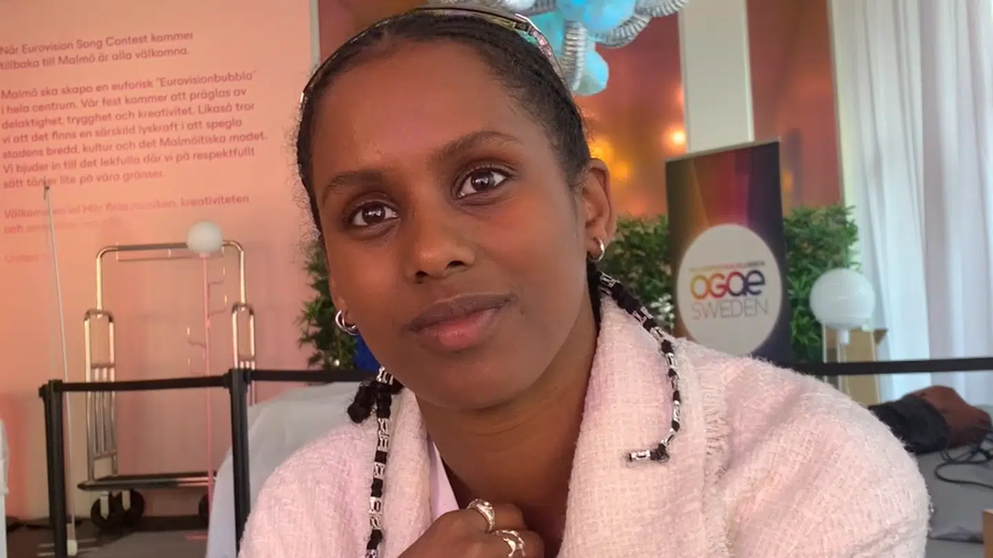 Saba på sit hotel i Malmø den 7. maj.