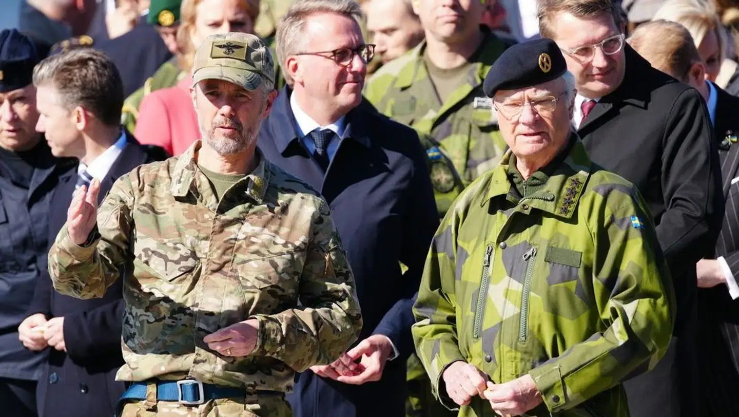 Kong Frederik og kong Carl Gustaf.