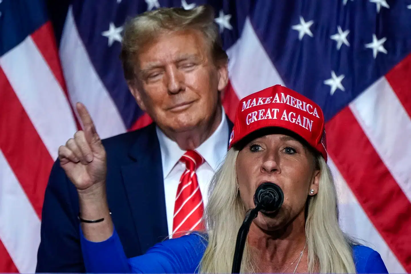 Marjorie Taylor Greene er fast inventar i MAGA-universet. Men nu bliver hun lagt på is.