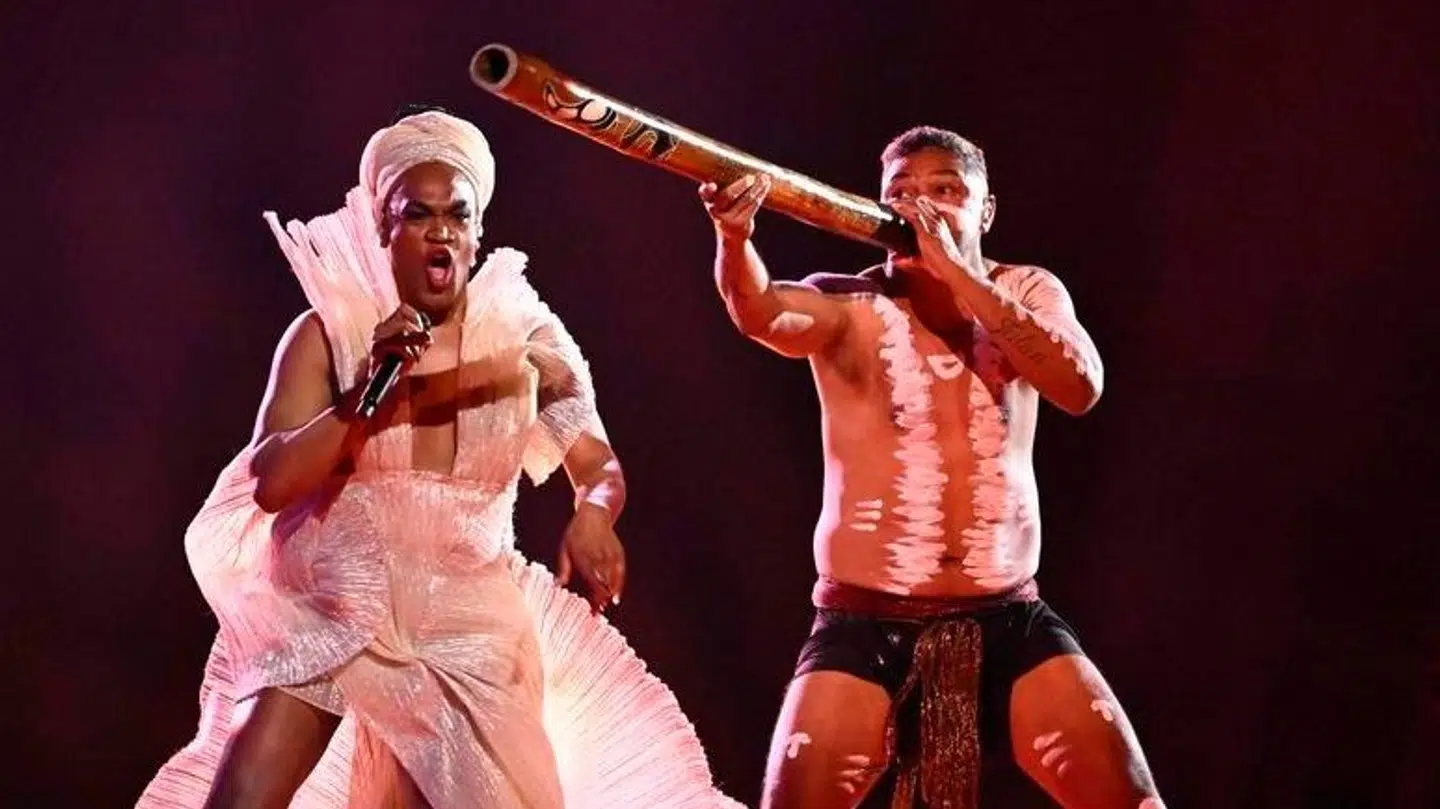 Australien i den første Eurovision semifinale.