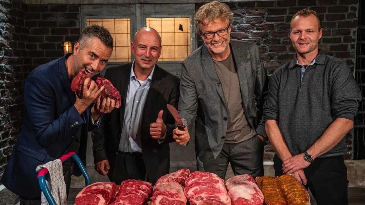 Ole Østbjerg og Bjørn Lundsgaard står bag virksomheden Mr. Beef, som løverne Jacob Risgaard og Jan Lehrmann investerede 750.000 kroner i, da onlineslagteren deltog i 'Løvens hule' i 2020. Foto: Pressefoto