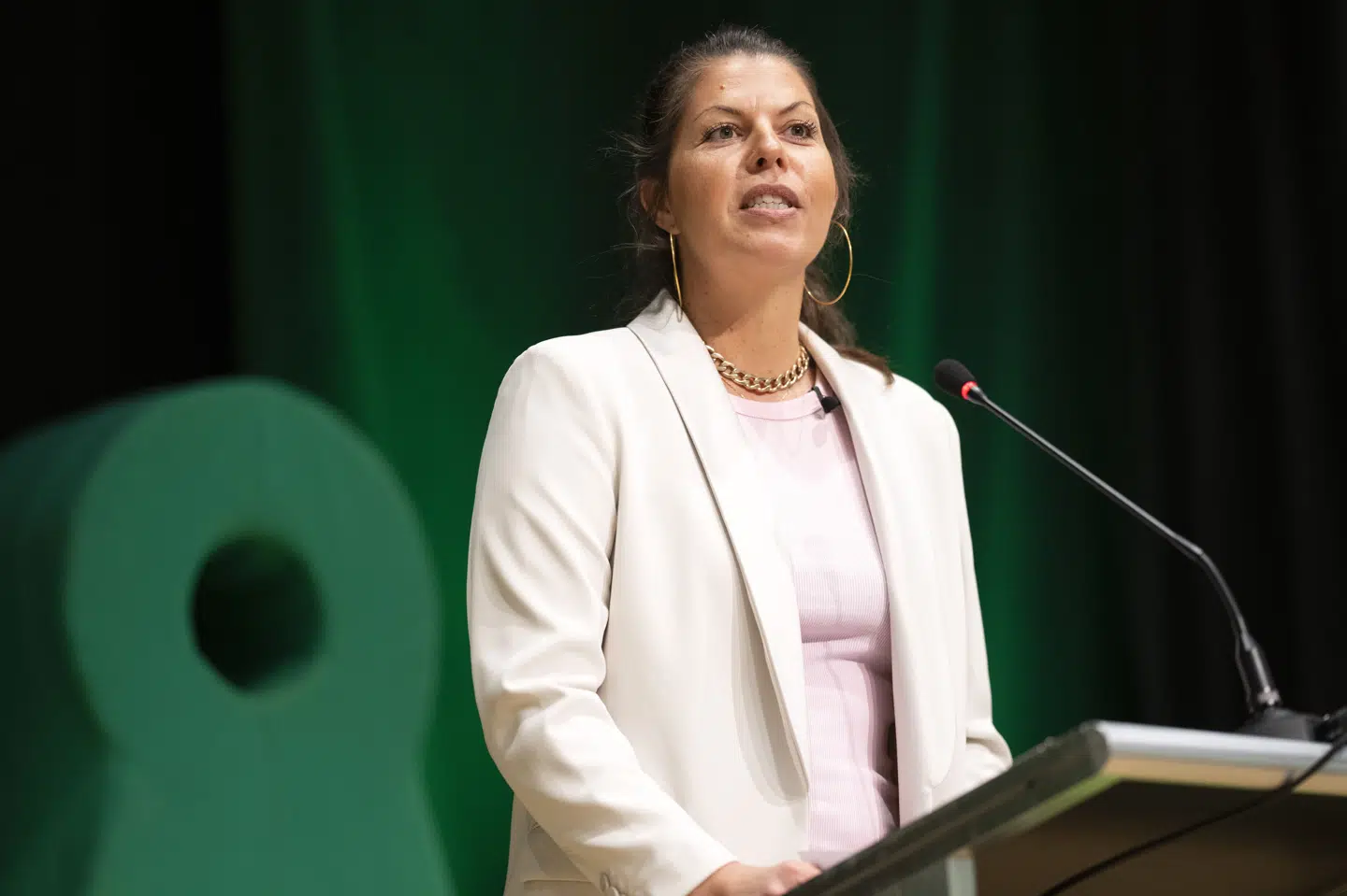 Jeg har også taget afstand fra Hamas' terrorangreb 7. oktober, men det er ikke det, vi taler om mere, siger politisk leder Franciska Rosenkilde.