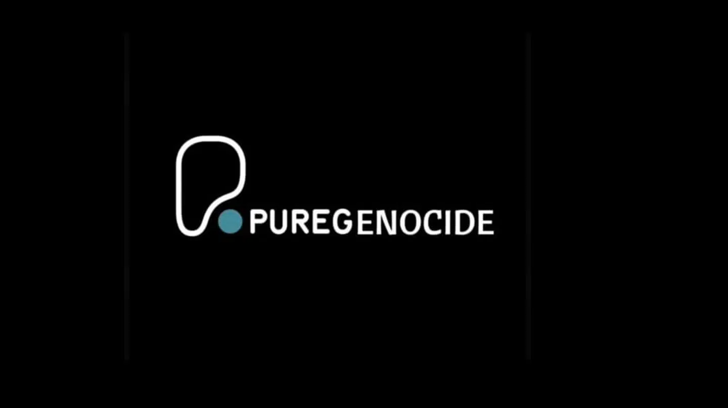 Fitnesskæden PureGym er endt i et stormvejr, efter kædens chef har udtalt sig om konflikten mellem Israel og Hamas. Her et manipuleret billede med firmaets logo, der deles på sociale medier.