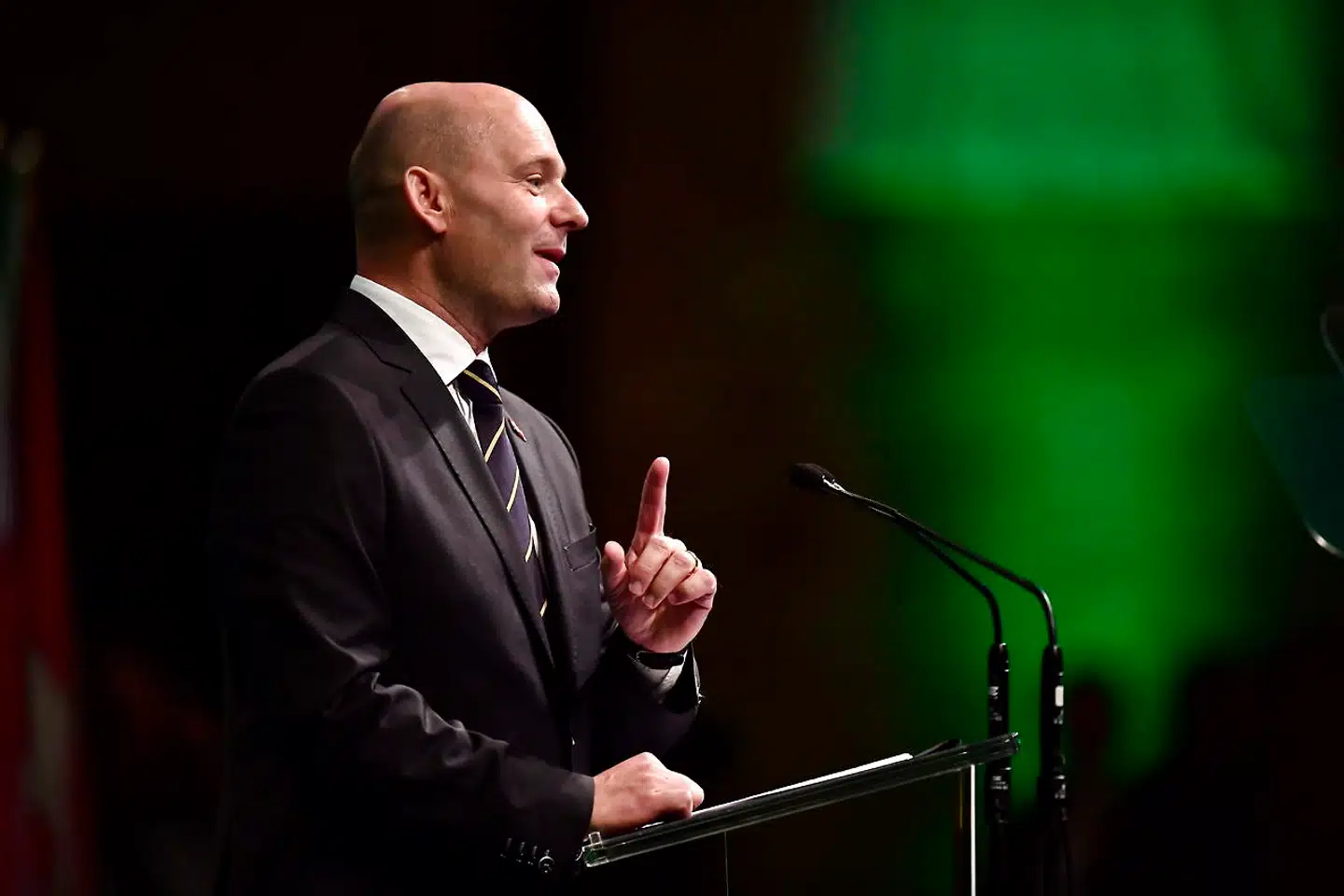 Fremgang ved folketingsvalget og 1.720 nye partimedlemmer. Det var ikke underligt, at de Konservatives formand, Søren Pape Poulsen, var i strålende humør, da han lørdag holdt tale ved partiets landsråd i Herning.