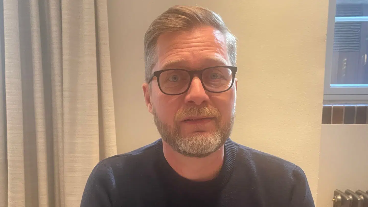 B.T. møder komiker og tv-vært Lasse Rimmer  mandag til pressedag på det nye Prime Video-program 'Roasted', hvor han deltager for at grille sine kollegaer. Foto: Lykke Buhl.