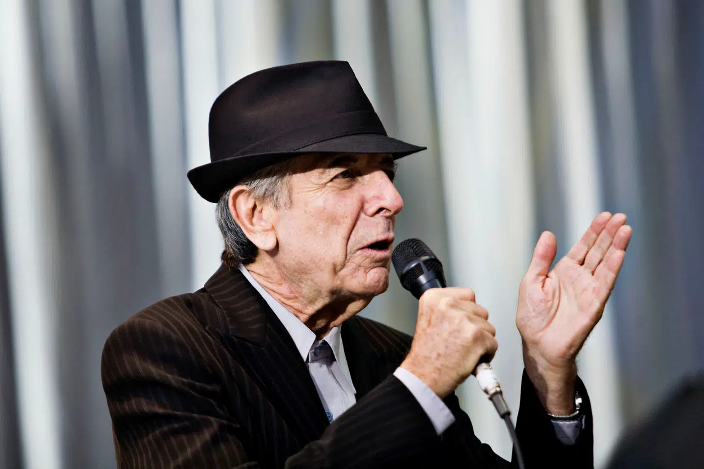 Leonard Cohen-koncert i haven ved Rosenborg.