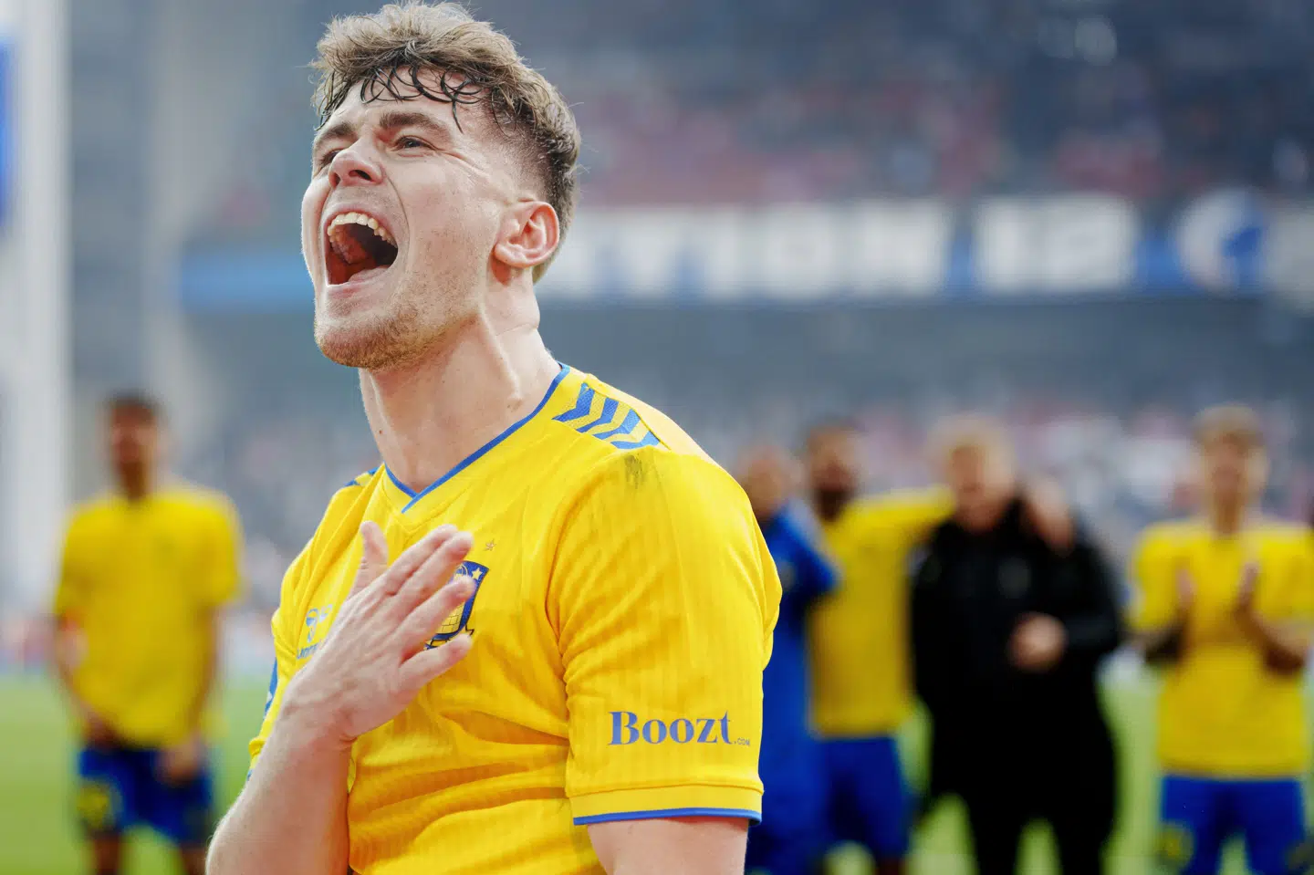 Mathias Kvistgaarden er klar igen for Brøndby efter en skade. (Arkivfoto).