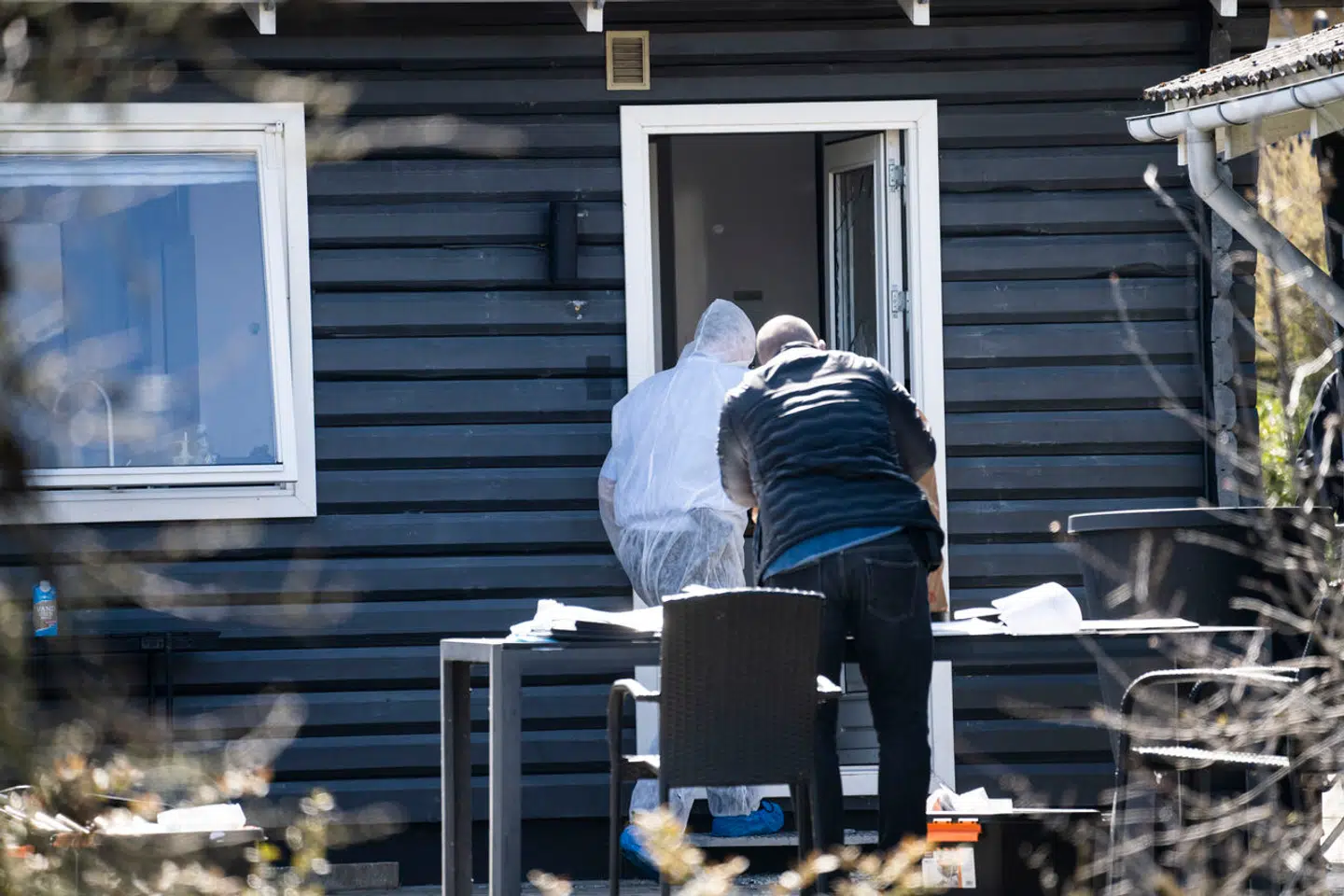 Det var på Korsørmandens bopæl i Svenstrup, at man fandt den sorte kuffert blandt mange andre effekter. Foto: Anthon Unger