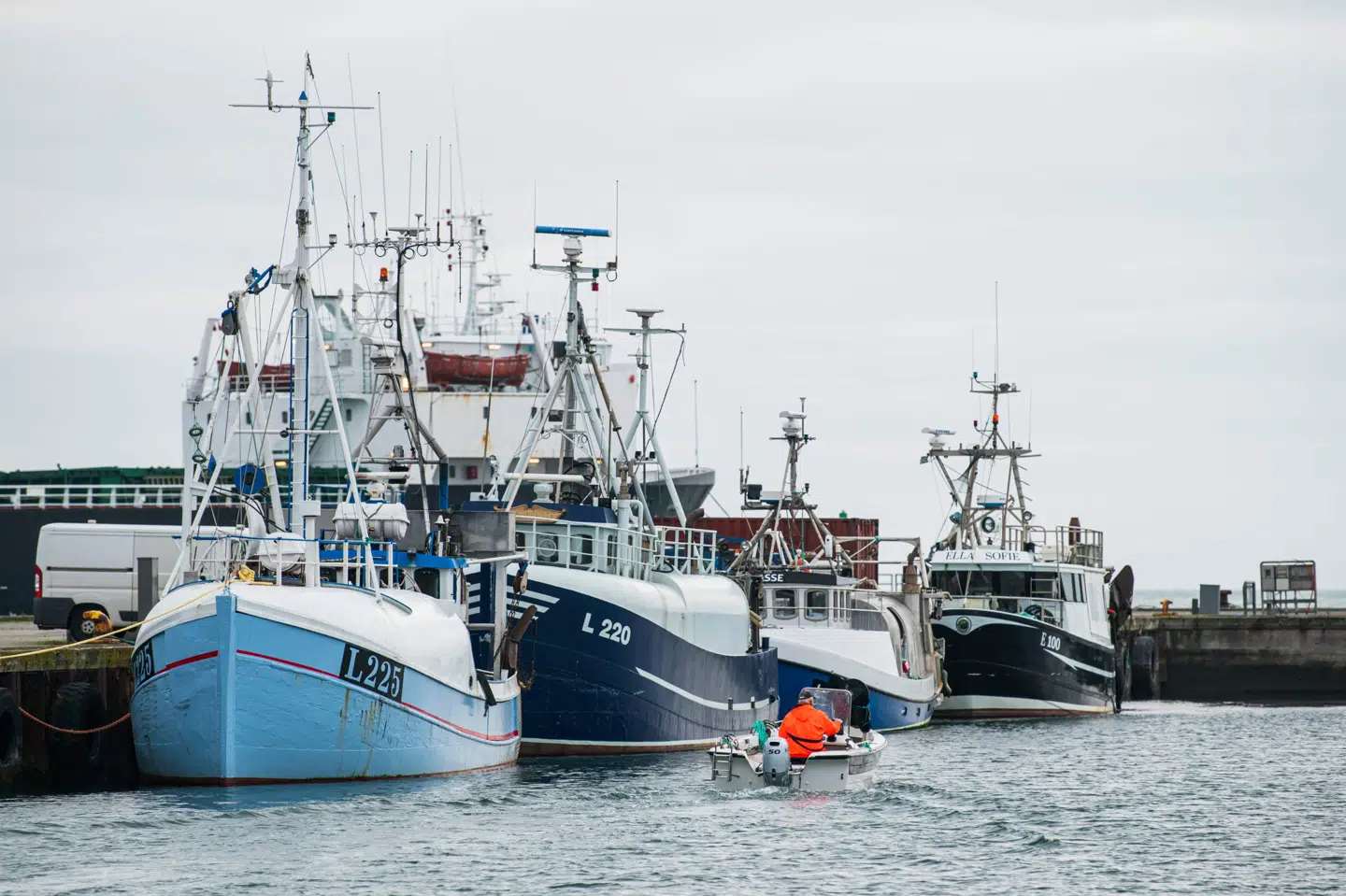 Det er her i Thyborøn, hvor den tredje haj på under en måned er blevet fundet på vejen i Vestjylland. (Arkivfoto).