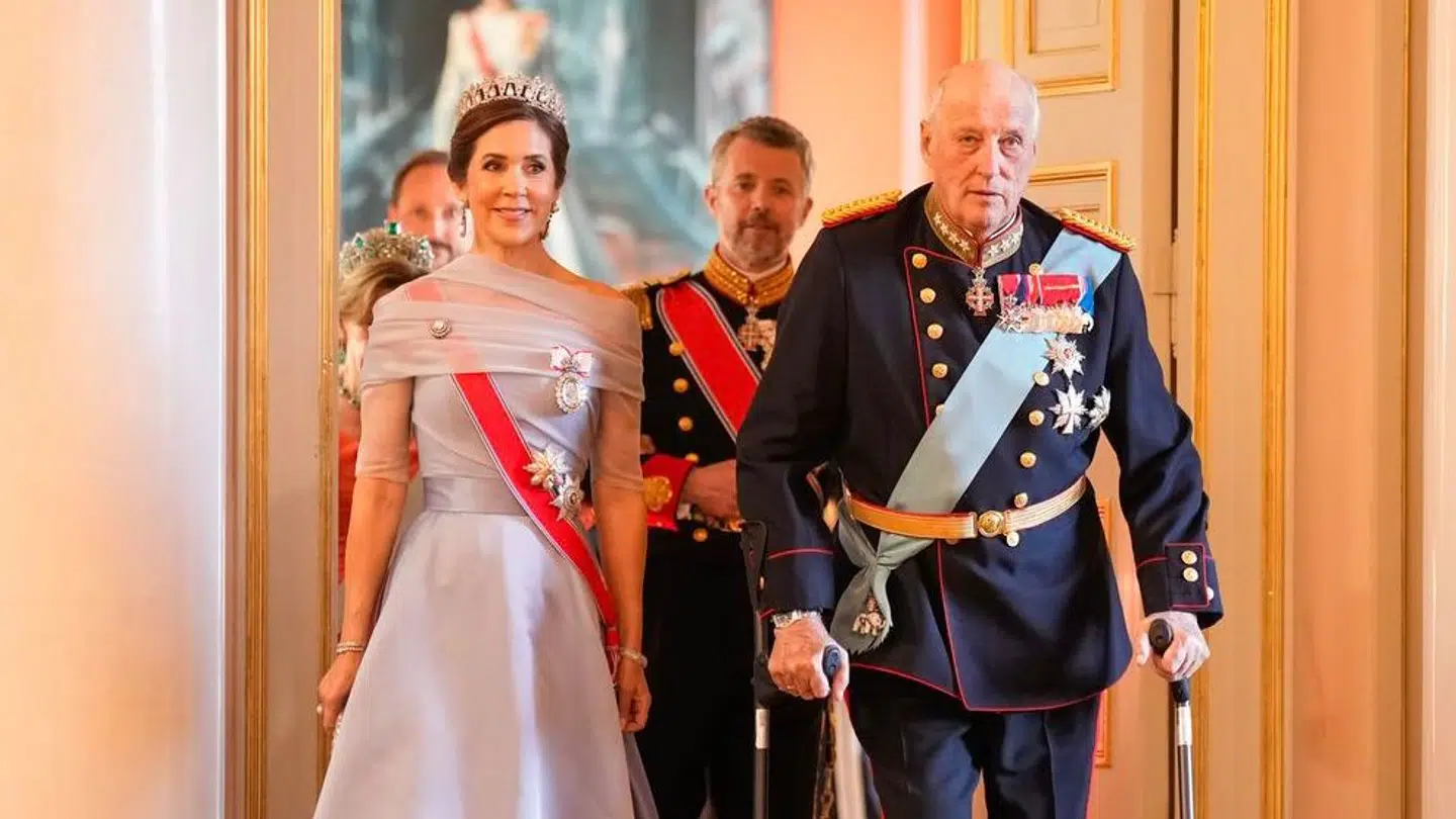 Den aldrende kong Harald imponerede med sine taleevner.