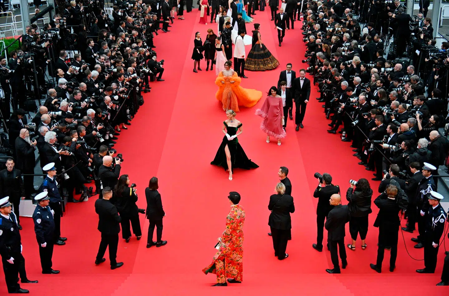 Åbningsceremonien ved den 77. udgave af filmfestivalen i Cannes. Foto: Antonin Thuillier, Scanpix