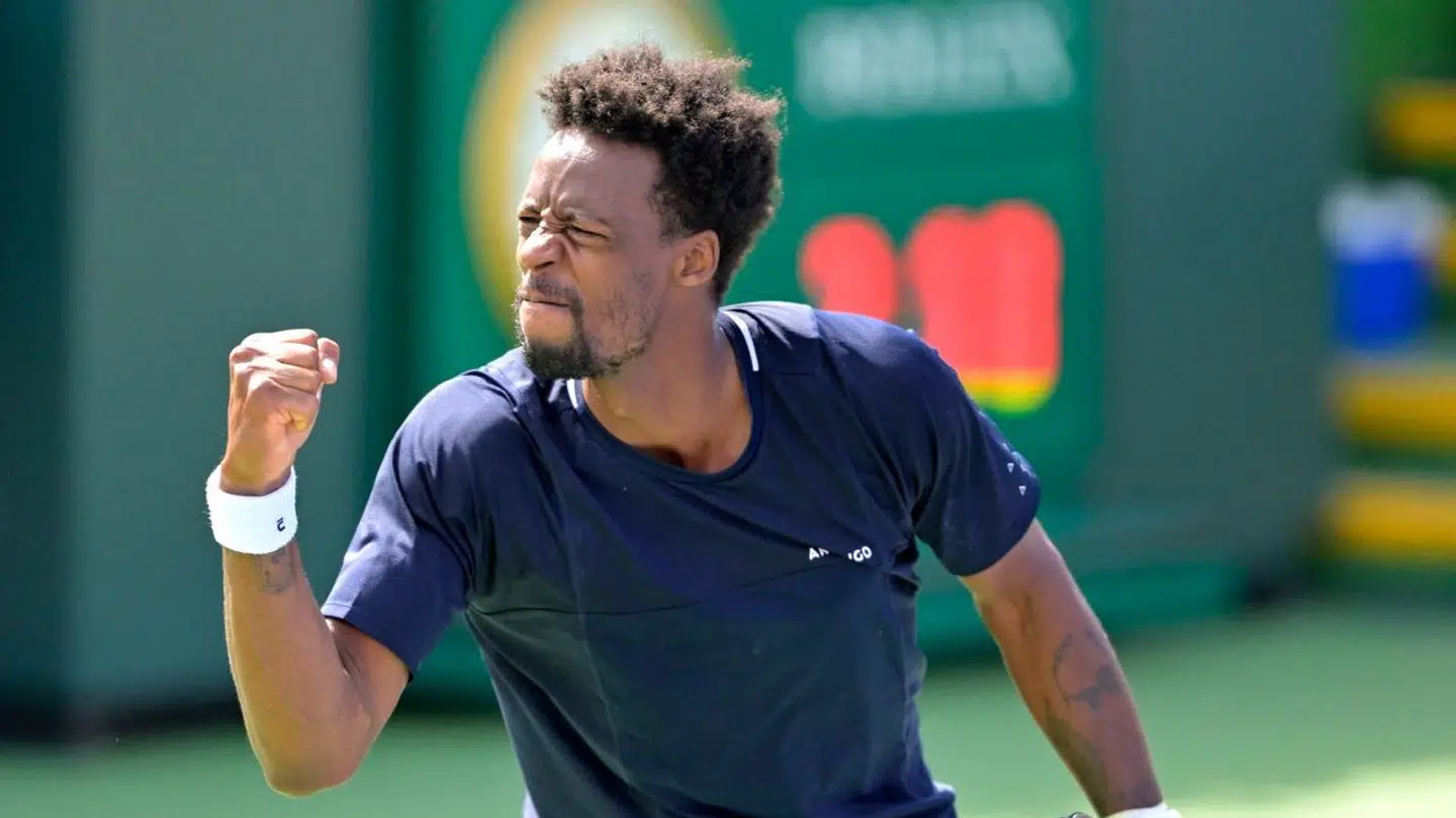 Gaël Monfils er blæst bagover af Holger Rune.