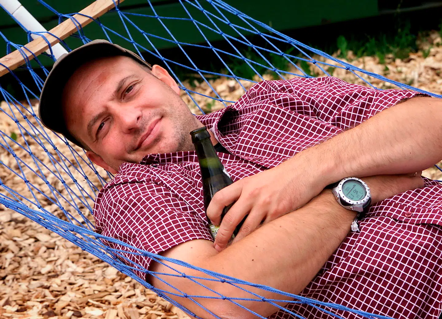 Når Peter Tanev har fri, tilbringer han så meget tid som muligt sammen med familien i sommerhuset i Liseleje.